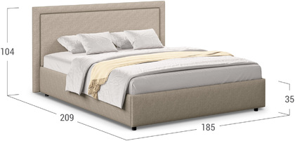 Кровать двуспальная Паола 160х200 Модель 1201