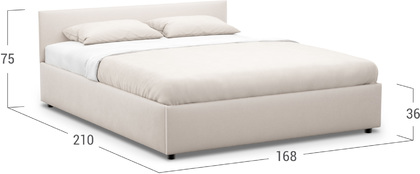 Кровать двуспальная Prima Classic New 160х200 Модель 1220